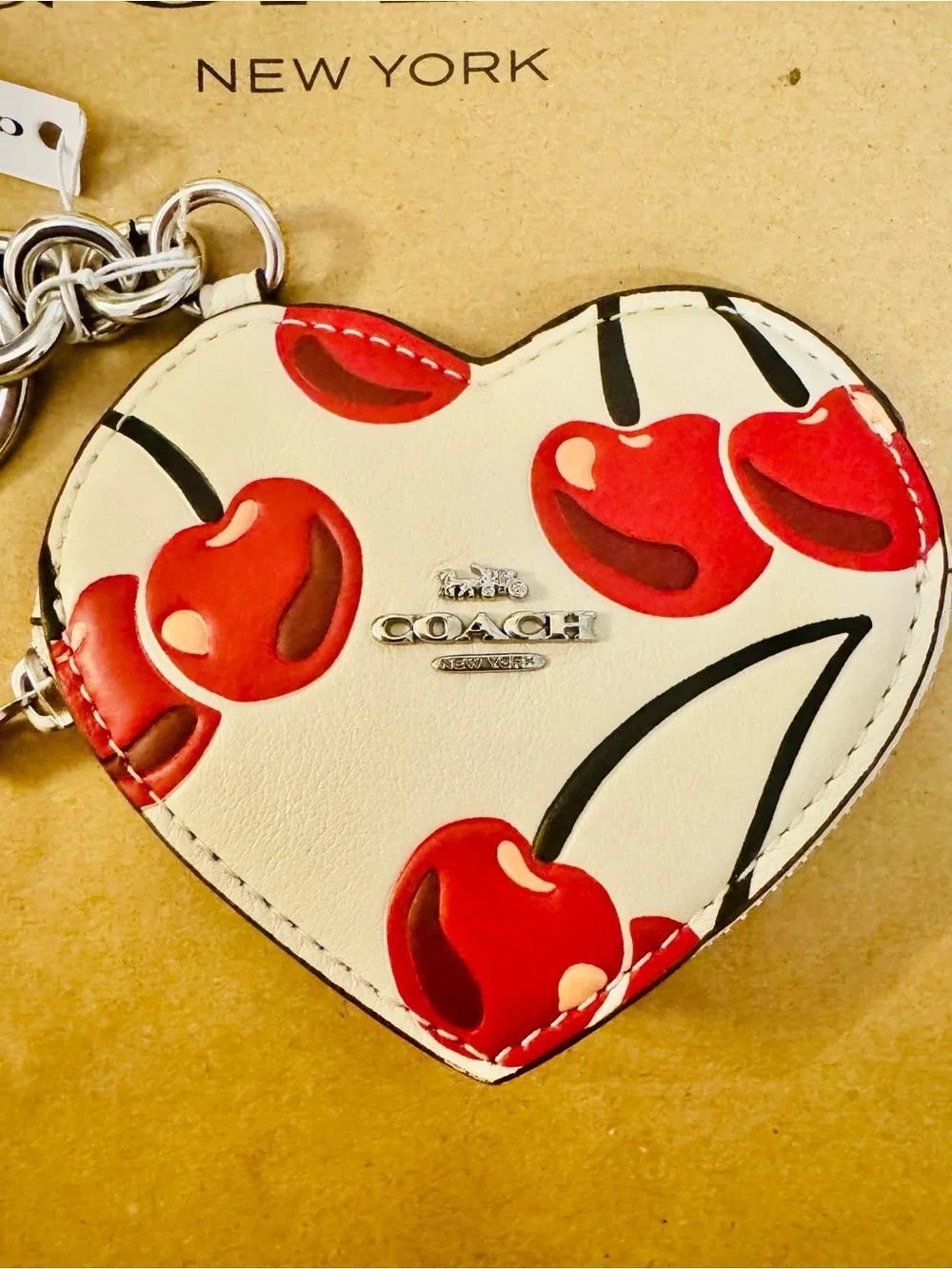 Coach heart shaped